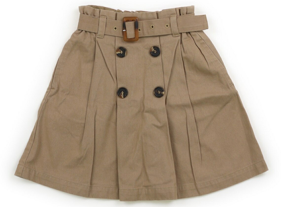 プティマイン petit main スカート 100 女の子 ベージュ 子供服 ベビー服 キッズ アウトレット ユーズド 【中古】キッズ・ベビー・マタニティ