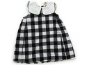 プティマイン petit main ジャンパースカート 100 女の子 チェック柄ブラックホワイト 子供服 ベビー服 キッズ アウトレット ユーズド 【中古】キッズ・ベビー・マタニティ