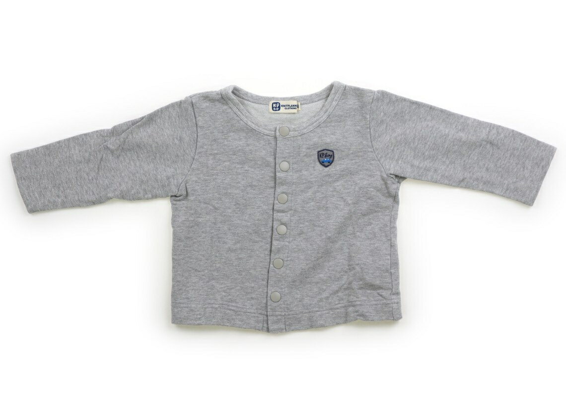 　ブランド 　Knit Planner(KP)(ニットプランナー（KP）) 　カテゴリー 　カーディガン 　サイズ 　80サイズ 　色 　杢グレー 　状態 　★★★ 　記名 　なし 　ジャンル 　Boy カットソー。ボタンはスナップです。全体的に使用感がありますが、特に目立つ汚れはなくまだお使い頂けそうです。 ＊【状態】【サイズ】に関しての詳しい説明はこちら