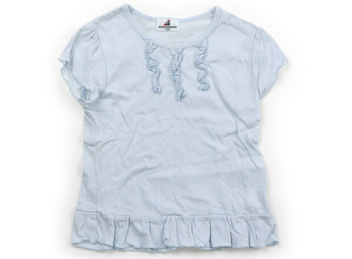 ペアレンツドリーム Parents Dream Tシャツ・カットソー 110 女の子 ライトブルー 子供服 ベビー服 キ..