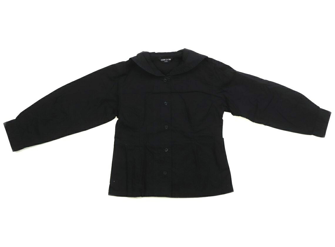 コムサイズム COMME CA ISM シャツ・ブラウス 110 女の子 黒 子供服 ベビー服 キッズ アウトレット ユーズド 【中古】キッズ・ベビー・マタニティ