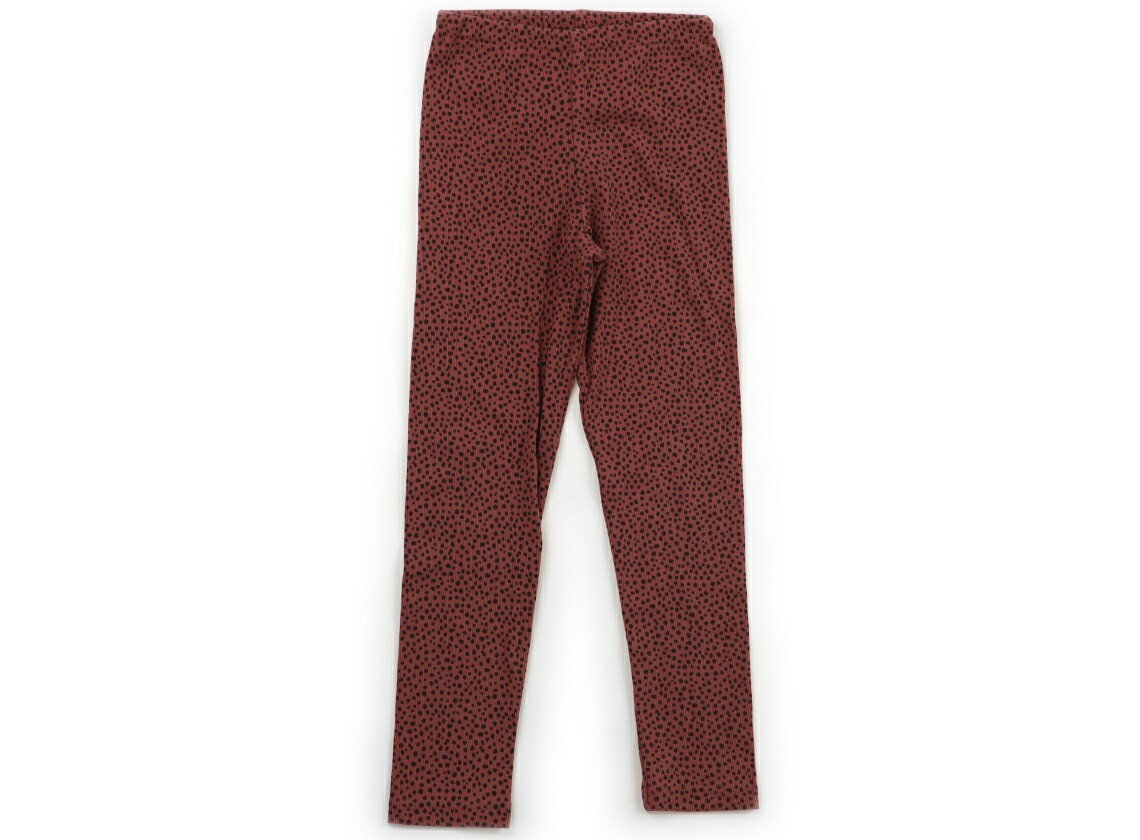 プティマイン petit main レギンス 130 女の子 バーガンディ・チャコールグレー 子供服 ベビー服 キッズ アウトレット ユーズド 【中古】キッズ・ベビー・マタニティ