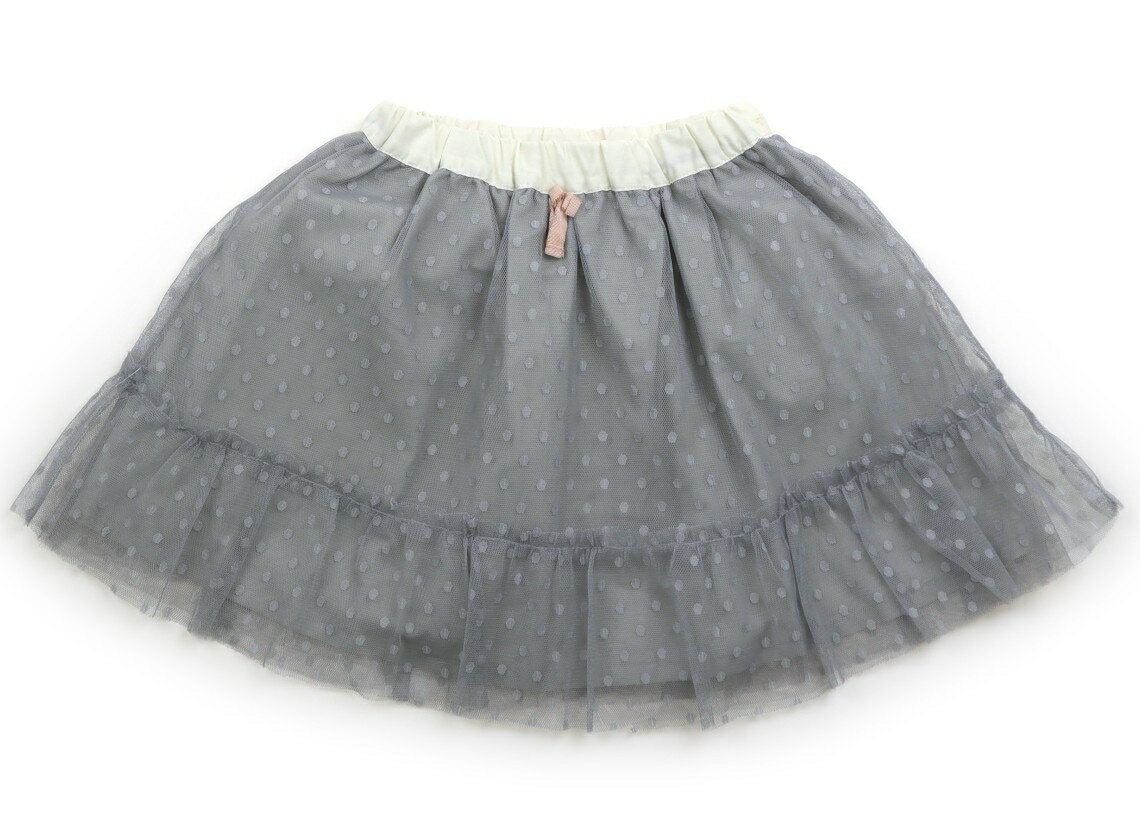 アプレレクール apres les cours スカート 110 女の子 生成り・ブルーグレードット 子供服 ベビー服 キッズ アウトレット ユーズド 【中古】キッズ・ベビー・マタニティ