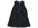 FOキッズ F.O.KIDS ジャンパースカート 120 女の子 ドット柄インディゴホワイト 子供服 ベビー服 キッズ アウトレット ユーズド 【中古】キッズ・ベビー・マタニティ