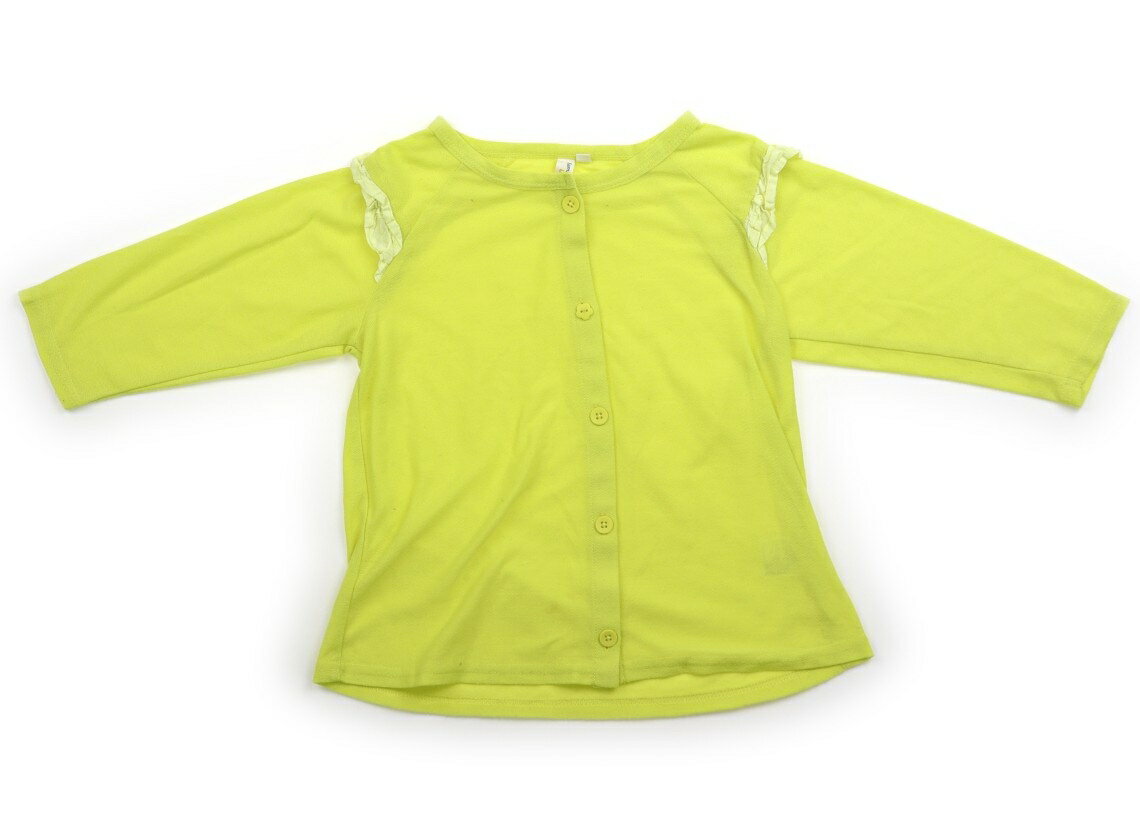 ラーゴム Lagom カーディガン 120 女の子 イエロー 子供服 ベビー服 キッズ アウトレット ユーズド 【..
