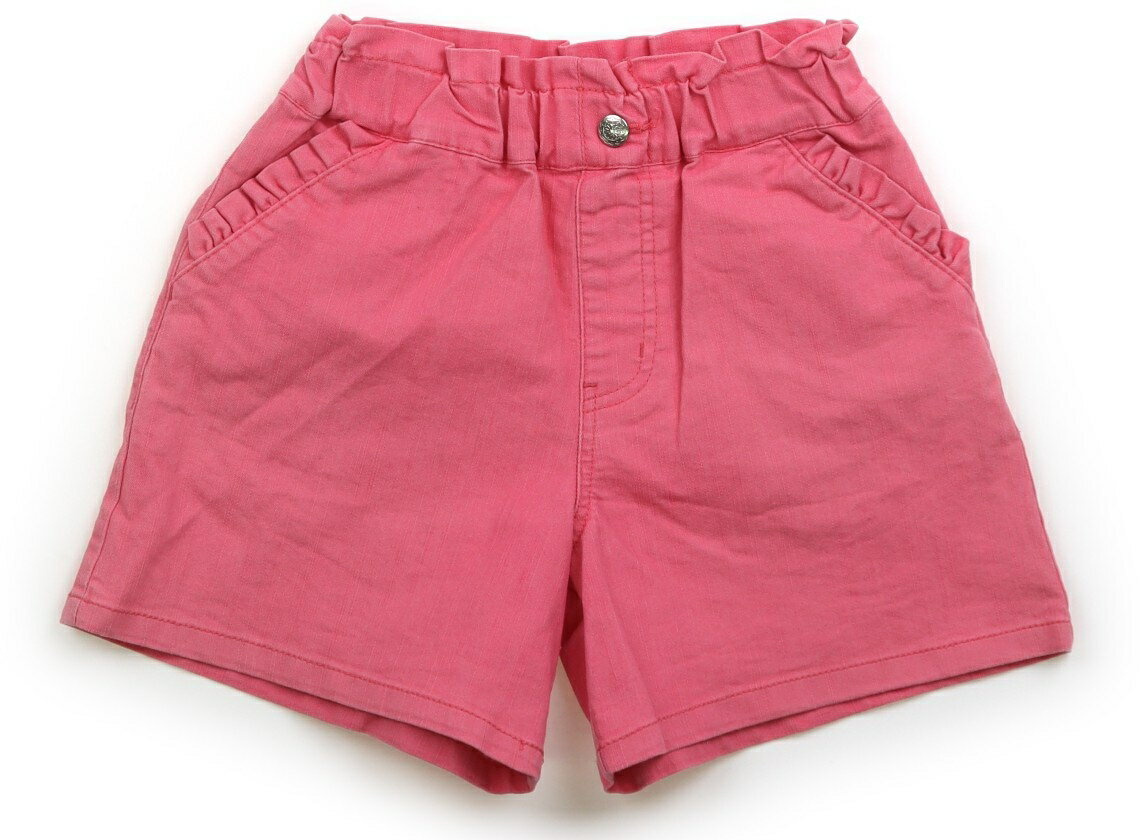 ベベ プチ ポワ ヴェール BeBe Petits Pois Vert ショートパンツ 130 女の子 ピンク 子供服 ベビー服 ..