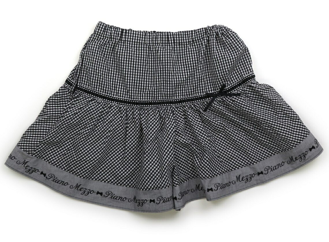 Culottes - メゾピアノ mezzo piano キュロット 160 女の子 黒白チェック 子供服 ベビー服 キッズ アウトレット ユーズド 【中古】キッズ・ベビー・マタニティ