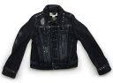 ディーゼル DIESEL ブルゾン・Gジャン 110 女の子 ブルー・スタッズ装飾 子供服 ベビー服 キッズ アウトレット ユーズド 【中古】キッズ・ベビー・マ...