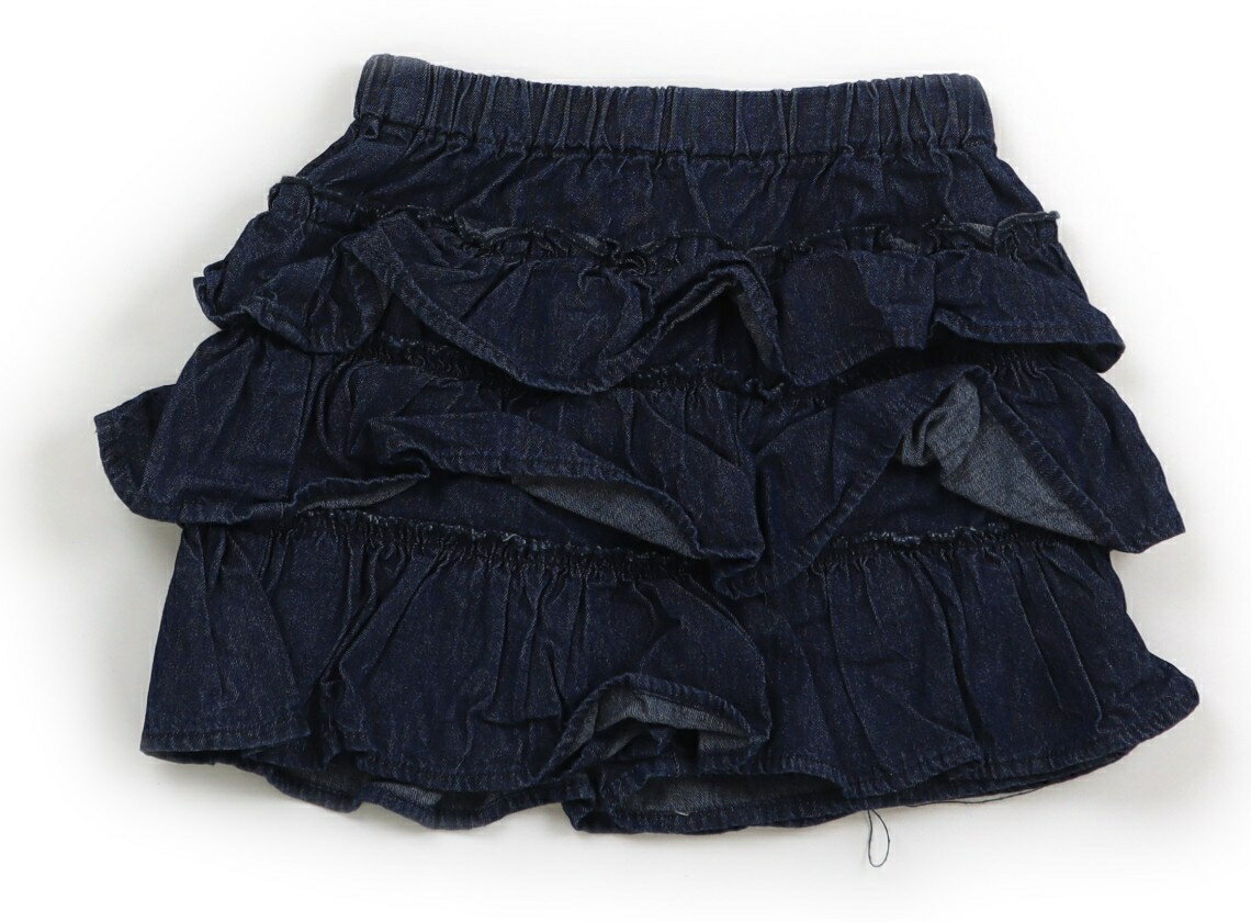 カルミア CALMIA キュロット 110 女の子 紺デニム、フリル 子供服 ベビー服 キッズ アウトレット ユー..