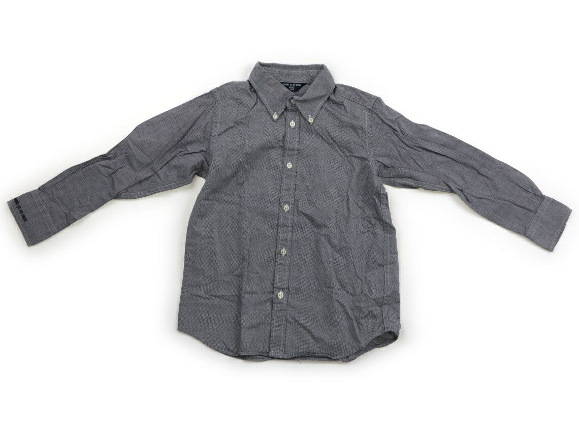 コムサフィユ COMME CA FILLE シャツ・ブラウス 120 男の子 ブラックMIX 子供服 ベビー服 キッズ アウトレット ユーズド 【中古】キッズ・ベビー・マタニティ