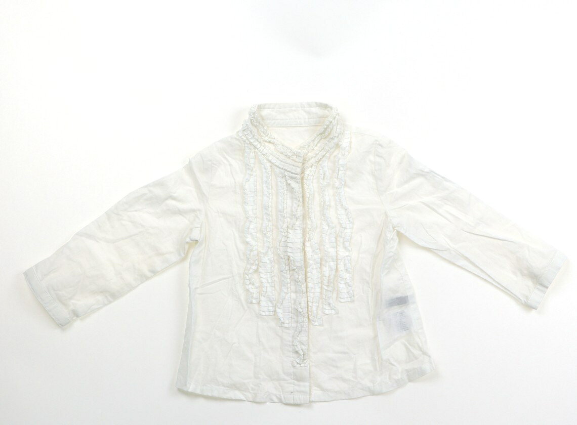 べべ BeBe シャツ・ブラウス 90 女の子 アイボリー 子供服 ベビー服 キッズ アウトレット ユーズド 【中古】キッズ・ベビー・マタニティ