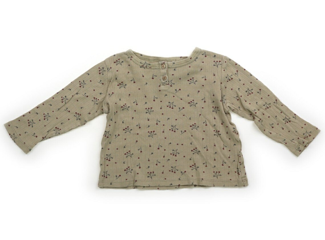 　ブランド 　ZARA(ザラ) 　カテゴリー 　Tシャツ・カットソー 　サイズ 　95サイズ 　色 　暗いベージュ、花柄 　状態 　★★ 　記名 　あり（タグ） 　ジャンル 　Girl 実際のサイズ表記は2-3/98cmです。若干の毛羽立ちと、かなりよれあり。 ＊【状態】【サイズ】に関しての詳しい説明はこちら