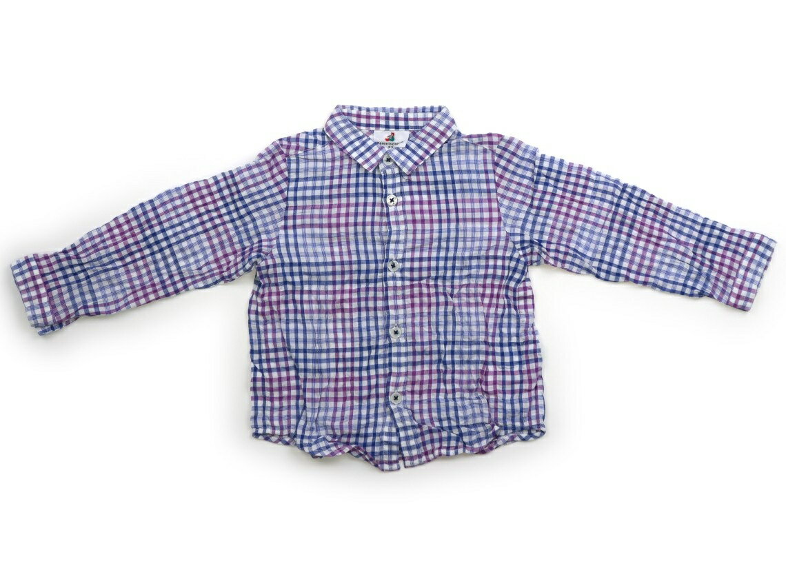 ペアレンツドリーム Parents Dream シャツ・ブラウス 95 男の子 ブルー・ピンクチェック 子供服 ベビー服 キッズ アウトレット ユーズド 【中古】キッズ・ベビー・マタニティ