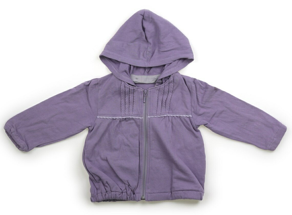 Rakuten - べべ BeBe パーカー 90 女の子 ラベンダー 子供服 ベビー服 キッズ アウトレット ユーズド 【中古】キッズ・ベビー・マタニティ