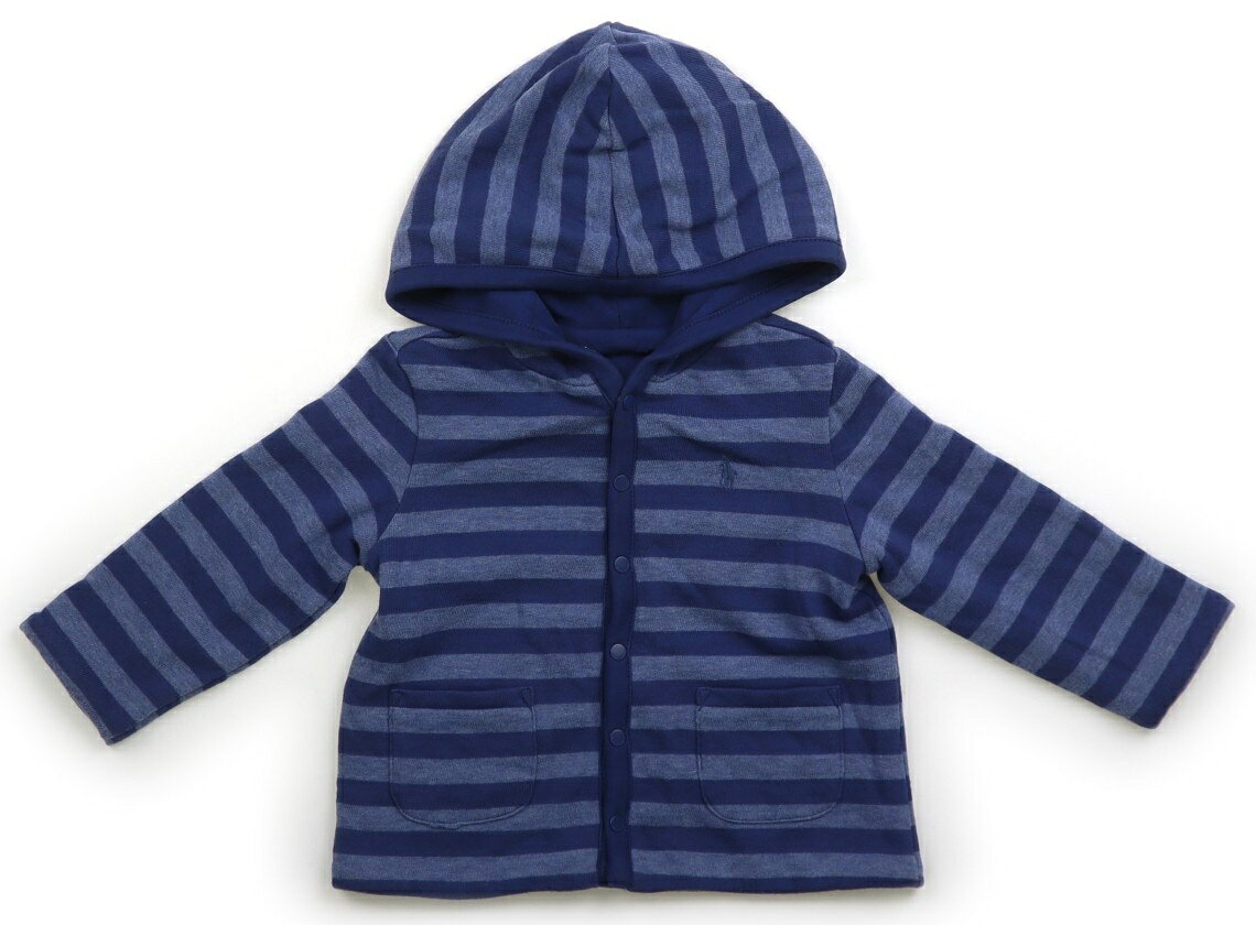 ラルフローレン Ralph Lauren カーディガン 80 男の子 青ボーダー 子供服 ベビー服 キッズ アウトレット ユーズド 【中古】キッズ・ベビー・マタニティ