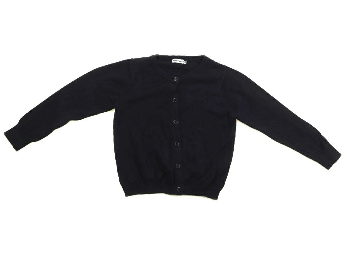 ミキハウス miki HOUSE カーディガン 120 女の子 ネイビー 子供服 ベビー服 キッズ アウトレット ユーズド 【中古】キッズ・ベビー・マタニティ
