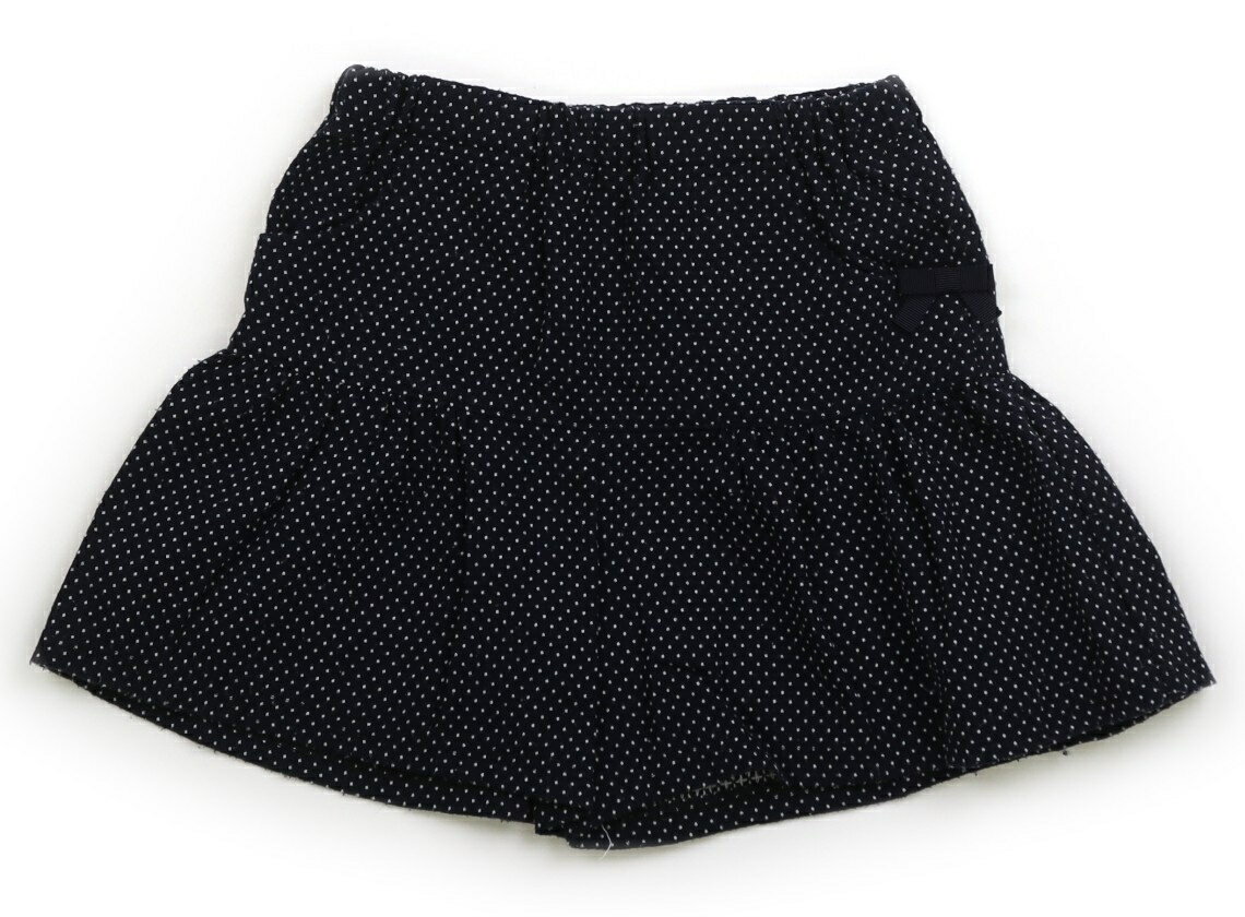 ドレッサージュ Dressage キュロット 110 女の子 ネイビー、白、ドット 子供服 ベビー服 キッズ アウト..