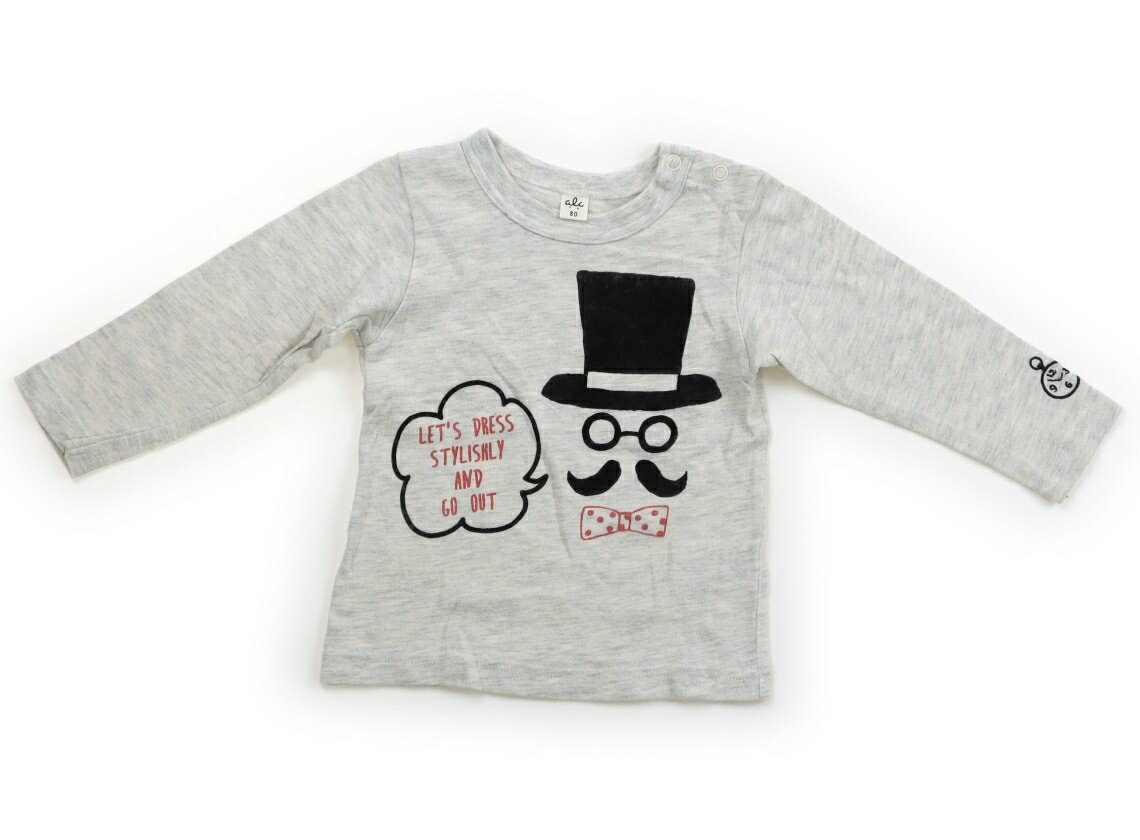 アプレレクール apres les cours Tシャツ・カットソー 80 男の子 オートミール・キャラクター柄 子供服 ベビー服 キッズ アウトレット ユーズド 【中古】キッズ・ベビー・マタニティ(4)