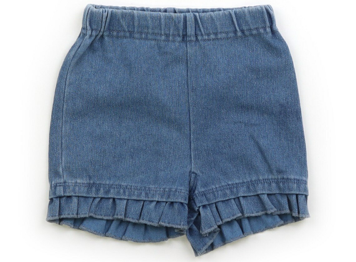 プティマイン petit main ショートパンツ 90 女の子 ライトブルー 子供服 ベビー服 キッズ アウトレット ユーズド 【中古】キッズ・ベビー・マタニティ