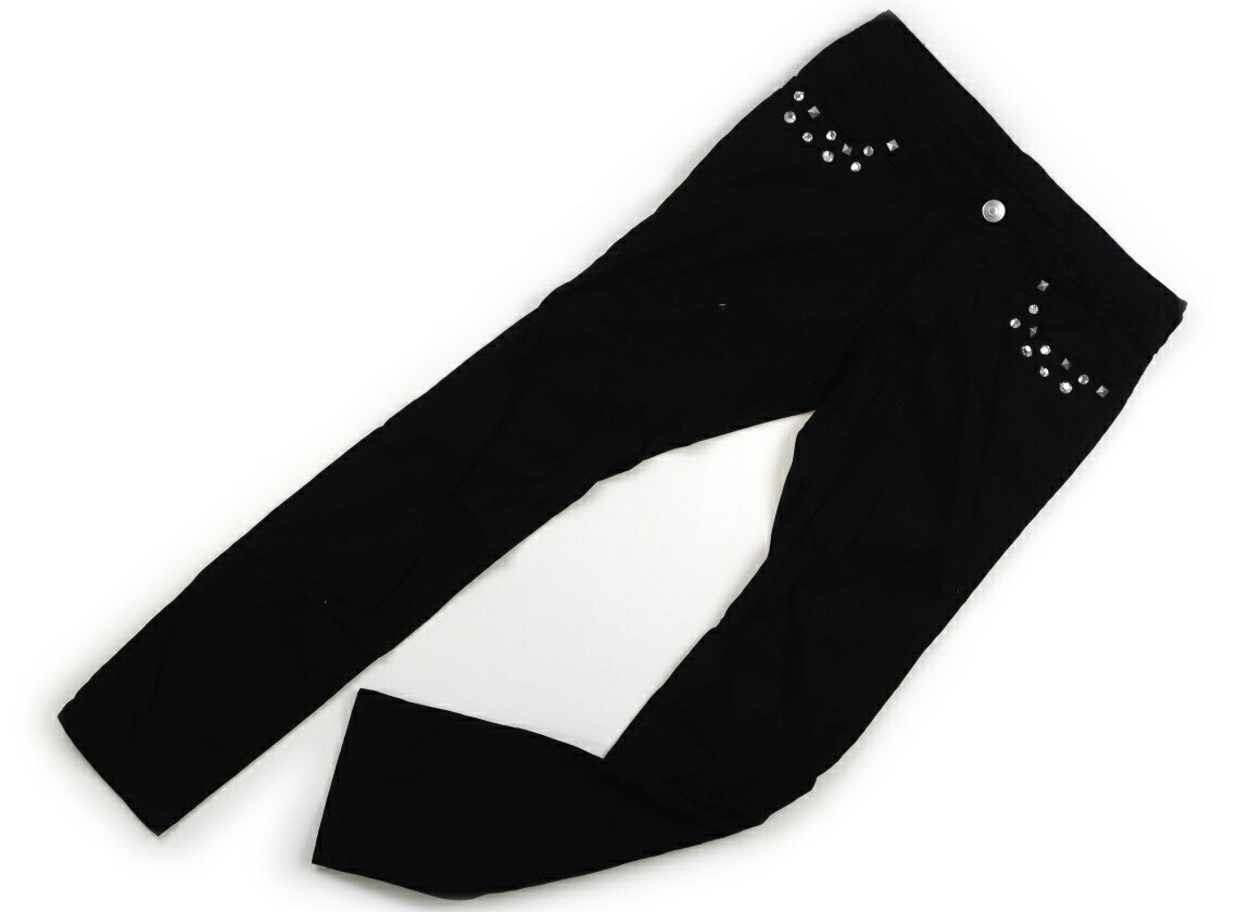 ブルークロス BLUE CROSS パンツ 150 女の子 黒、ビジュー 子供服 ベビー服 キッズ アウトレット ユーズド 【中古】キッズ・ベビー・マタニティ