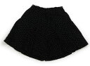 アプレレクール apres les cours キュロット 110 女の子 ブラック・ホワイト・ドット柄 子供服 ベビー服 キッズ アウトレット ユーズド 【中古】キッズ・ベビー・マタニティ