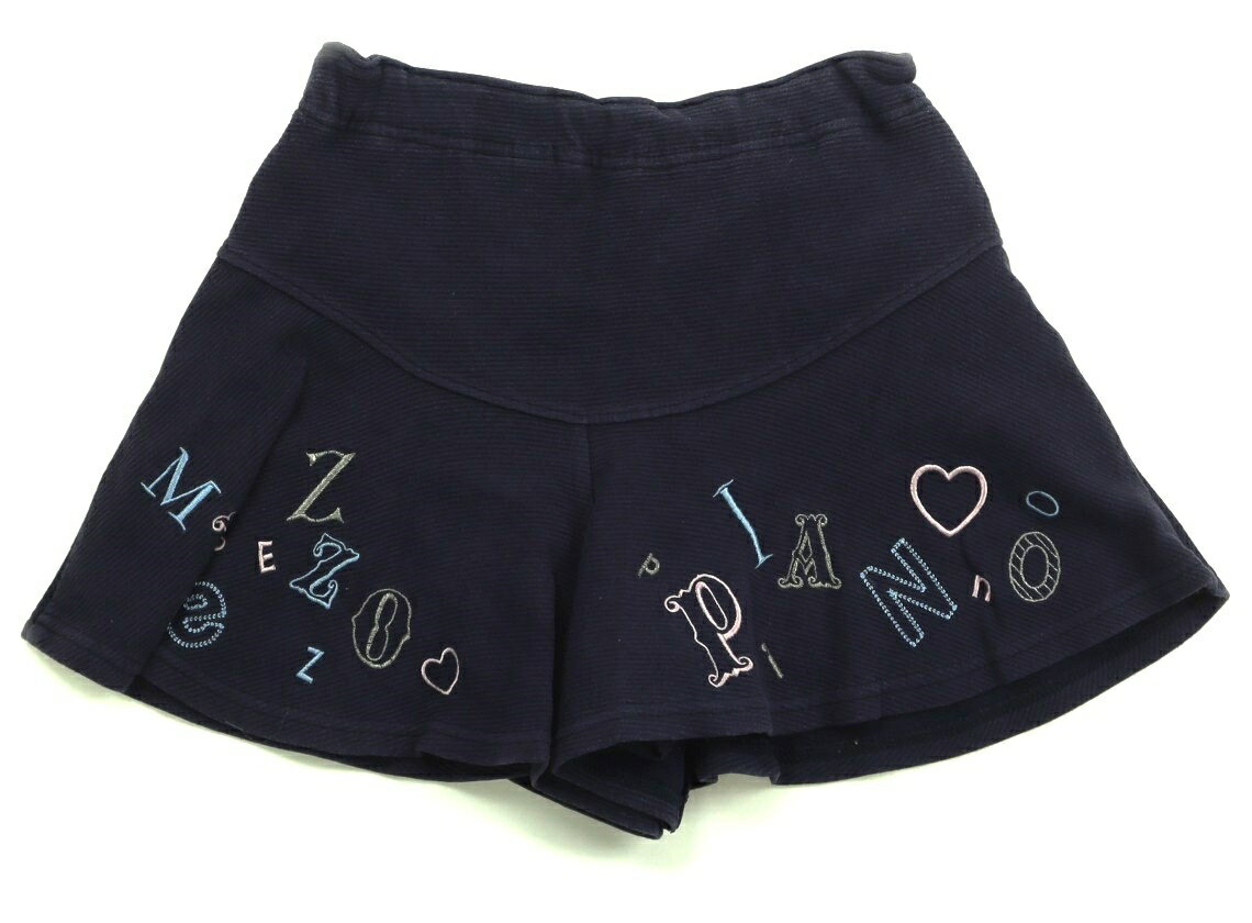 メゾピアノ mezzo piano キュロット 140 女の子 紺 子供服 ベビー服 キッズ アウト...