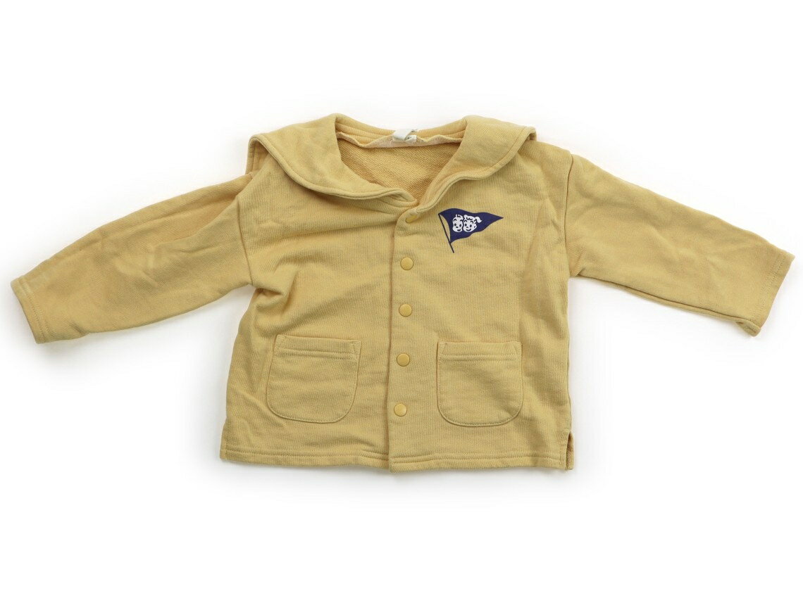 ラーゴム Lagom カーディガン 100 女の子 黄色 子供服 ベビー服 キッズ アウトレット ユーズド 【中古..