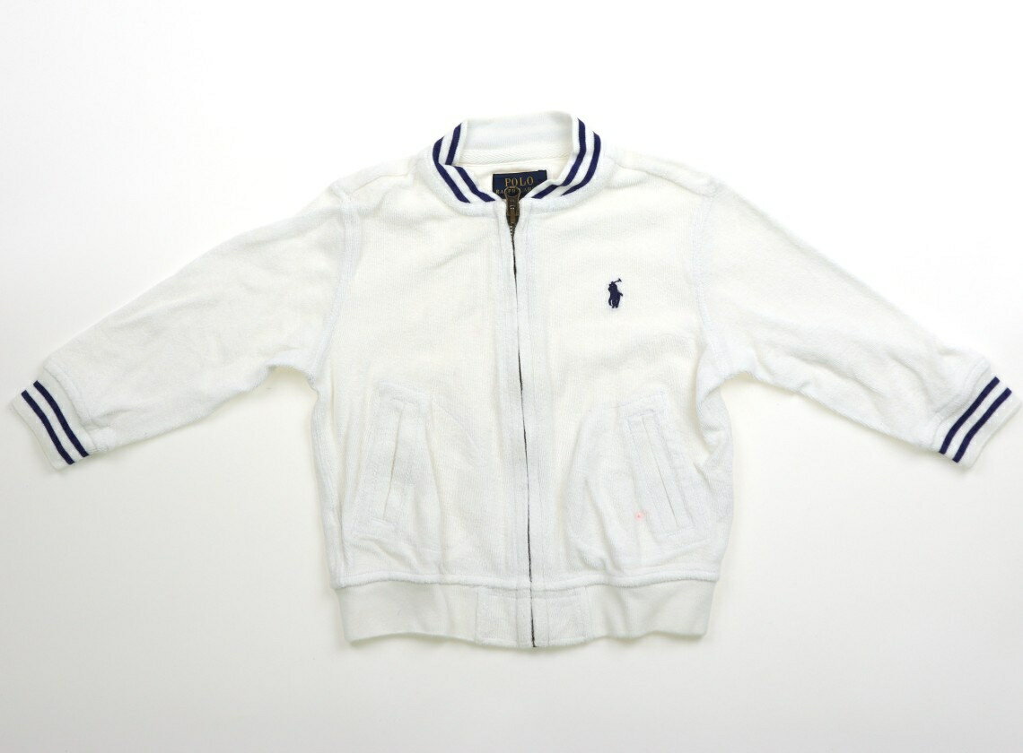 ポロラルフローレン POLO RALPH LAUREN ジップアップトレーナー 90 男の子 ホワイト 子供服 ベビー服 キッズ アウトレット ユーズド 【中古】キッズ・ベビー・マタニティ