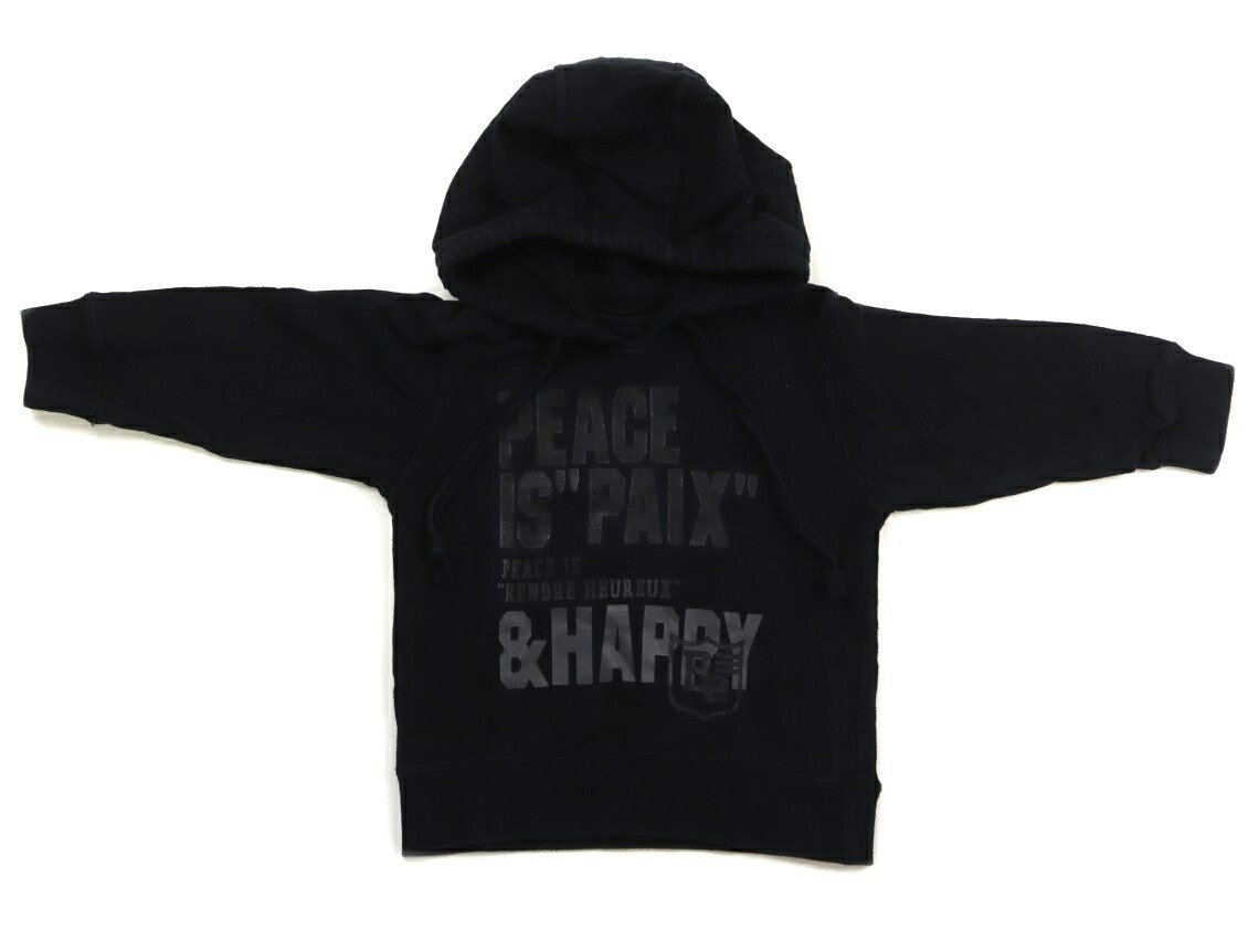 べべ BeBe パーカー 90 男の子 ブラック 子供服 ベビー服 キッズ アウトレット ユーズド 【中古】キッ..