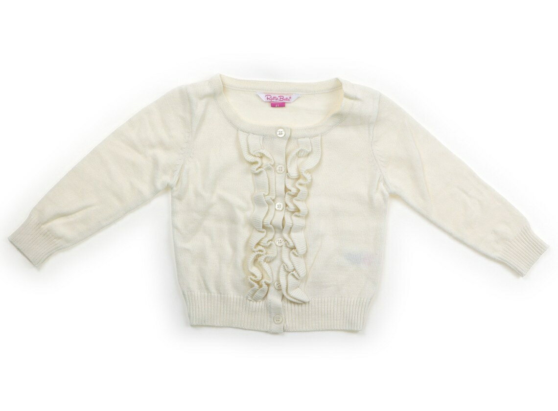 ラッフルバッツ Ruffle Butts カーディガン 90 女の子 ホワイト 子供服 ベビー服 キッズ アウトレット ユーズド 【中古】キッズ・ベビー・マタニティ