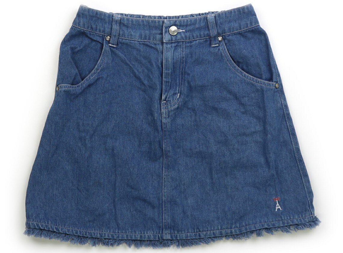ポンポネット pom ponette スカート 140 女の子 ブルー 子供服 ベビー服 キッズ アウトレット ユーズド 【中古】キッズ・ベビー・マタニティ