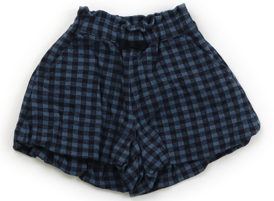 コンビミニ Combimini キュロット 80 女の子 スモーキーブルー・黒・チェック 子供服 ベビー服 キッズ ..