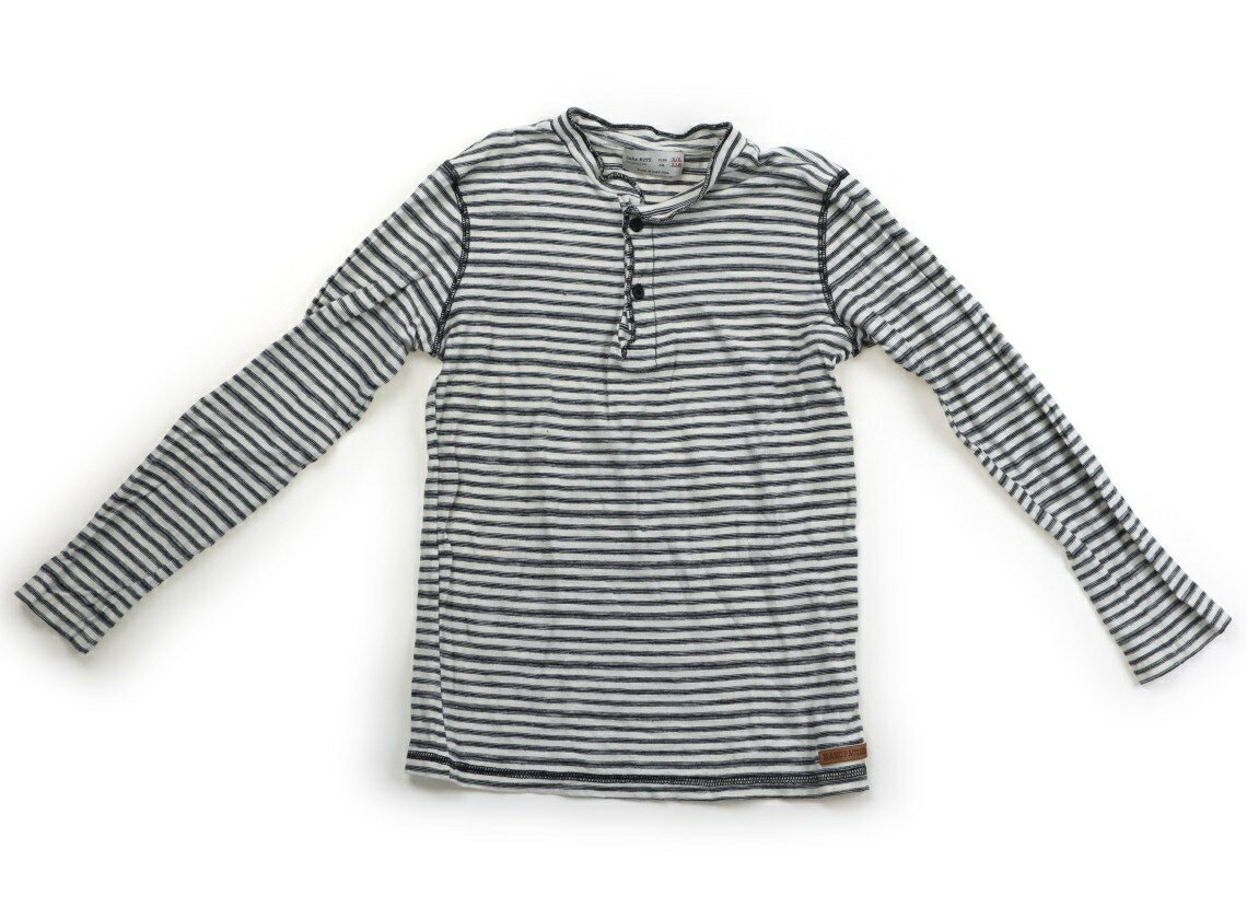Rakuten - ザラ ZARA Tシャツ・カットソー 110 男の子 モノトーンボーダー 子供服 ベビー服 キッズ アウトレット ユーズド 【中古】キッズ・ベビー・マタニティ