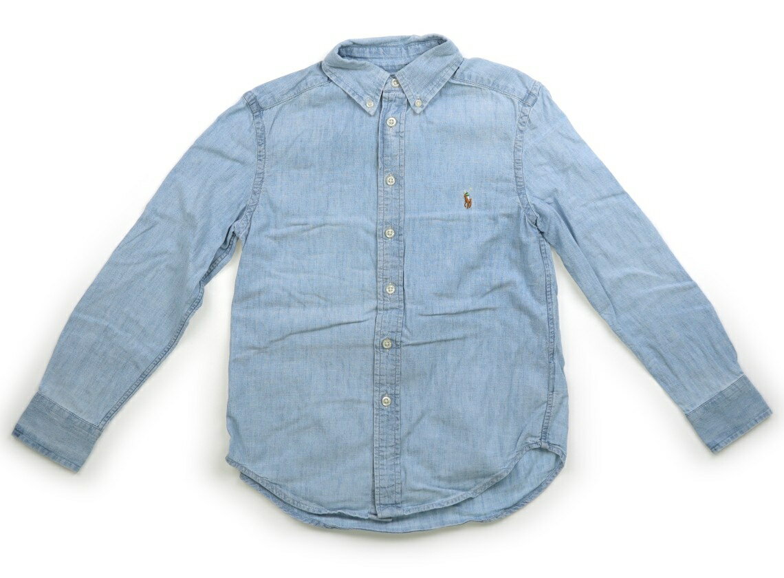 ラルフローレン Ralph Lauren シャツ・ブラウス 140 男の子 ライトブルー 子供服 ベビー服 キッズ アウトレット ユーズド 【中古】キッズ・ベビー・マタニティ
