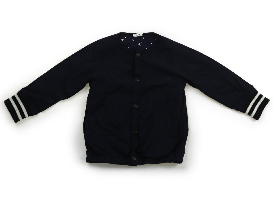 ブリーズ BREEZE ブルゾン・Gジャン 100 男の子 ネイビー、白いライン 子供服 ベビー服 キッズ アウトレット ユーズド 【中古】キッズ・ベビー・マタ...