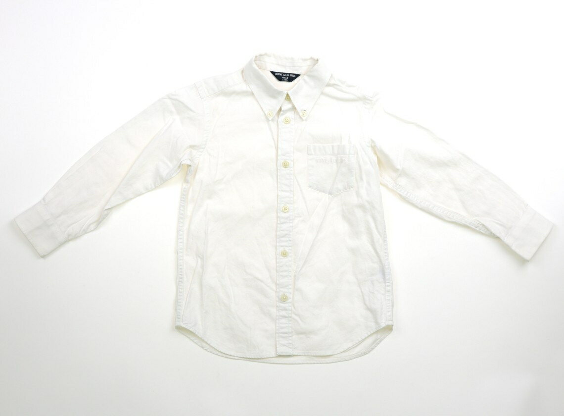 コムサフィユ COMME CA FILLE シャツ・ブラウス 110 男の子 オフホワイト 子供服 ベビー服 キッズ アウトレット ユーズド 【中古】キッズ・ベビー・マタニティ