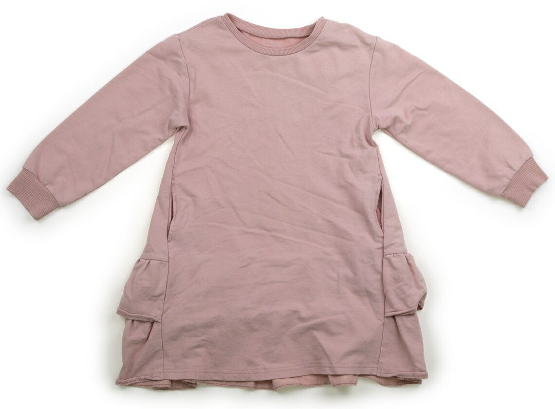 ビームス BEAMS ワンピース 120 女の子 くすみピンク 子供服 ベビー服 キッズ アウトレット ユーズド 【中古】キッズ・ベビー・マタニティ