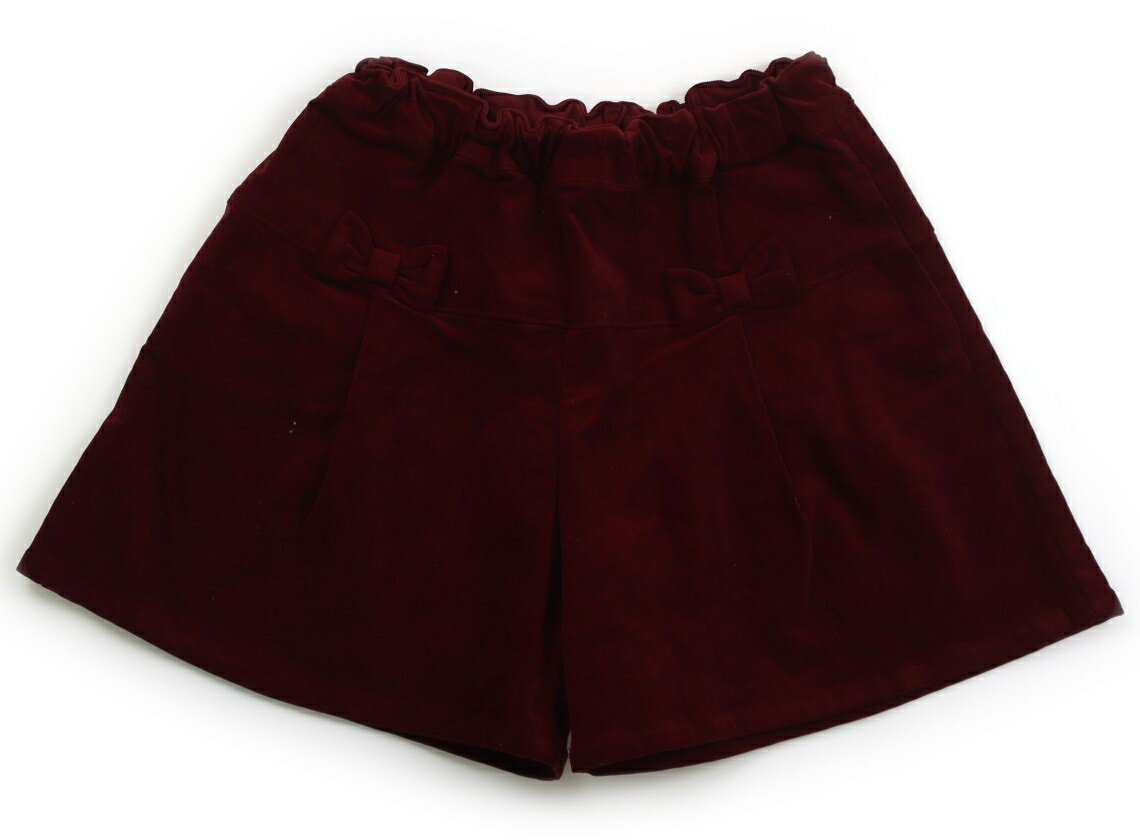 　ブランド 　BeBe(べべ) 　カテゴリー 　ショートパンツ 　サイズ 　150サイズ 　色 　ワインレッド 　状態 　★★★★ 　記名 　なし 　ジャンル 　Girl ウエストのゴムは交換穴があります。パイルベロア生地です。目立った汚れ...