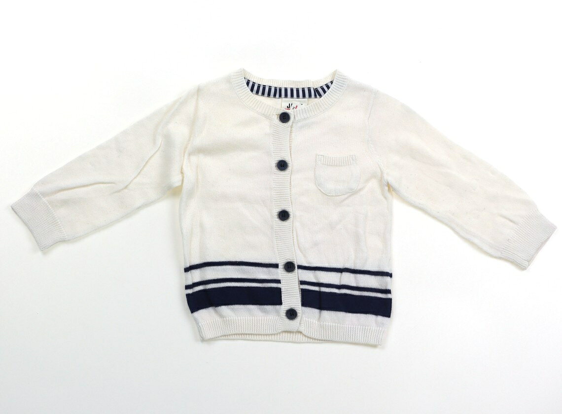 ジャンクストア JUNK STORE カーディガン 80 女の子 白・紺 子供服 ベビー服 キッズ アウトレット ユーズド 【中古】キッズ・ベビー・マタニティ