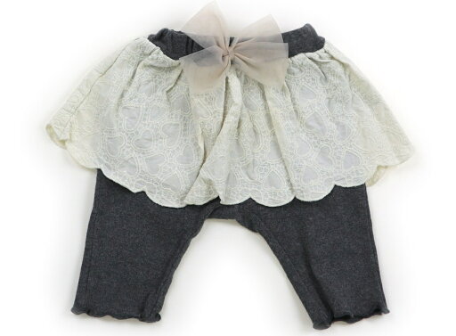 プティマイン petit main スカート 70 女の子 生成りハート刺繍レース・グレー 子供服 ベビー服 キッズ アウトレット ユーズド 【中古】キッズ・ベビー・マタニティ プティマイン petit main スカート 70 女の子 生成りハート刺繍レース・グレー 子供服 ベビー服 キッズ アウトレット ユーズド 【中古】キッズ・ベビー・マタニティ