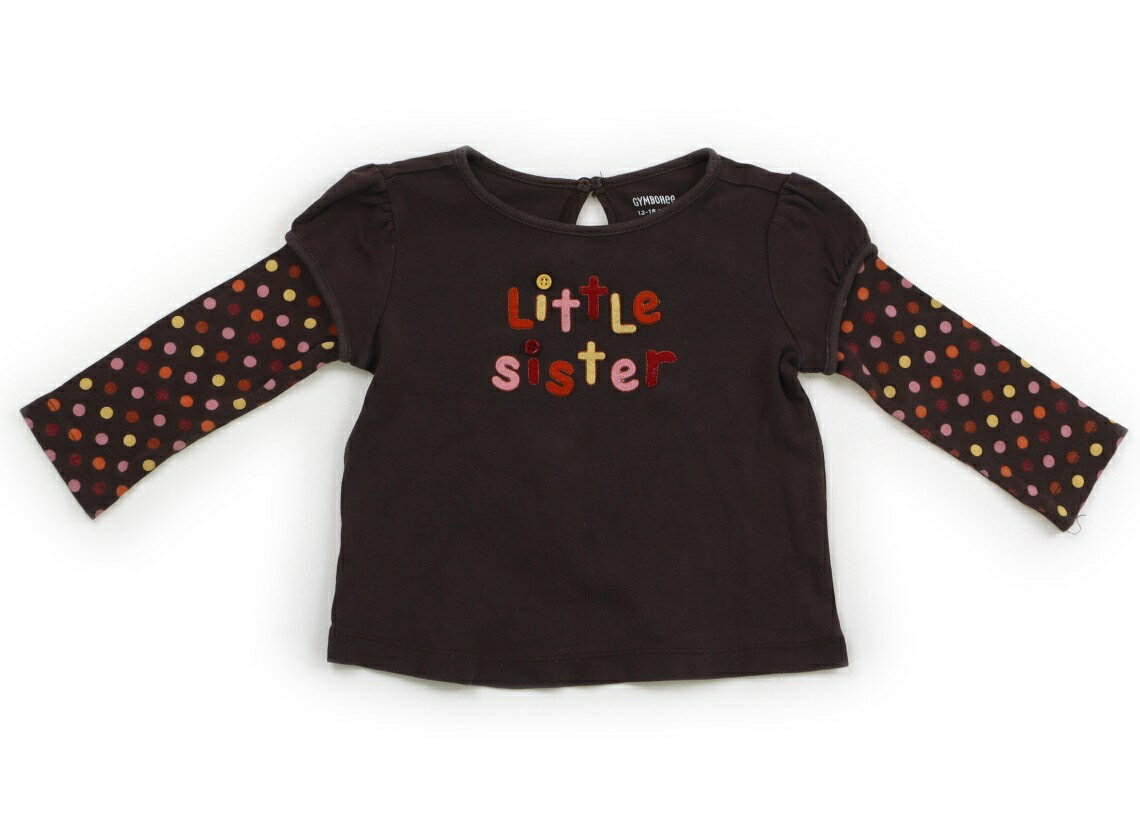　ブランド 　Gymboree(ジンボリー) 　カテゴリー 　Tシャツ・カットソー 　サイズ 　70サイズ 　色 　ブラウン・オレンジ系ドット 　状態 　★★ 　記名 　なし 　ジャンル 　Girl ダブルスリーブ。実際のサイズ表記は12−18monthsです。全体にやや強く色あせ、毛羽立ちがありますが、普段使いにいかがでしょうか。 ＊【状態】【サイズ】に関しての詳しい説明はこちら