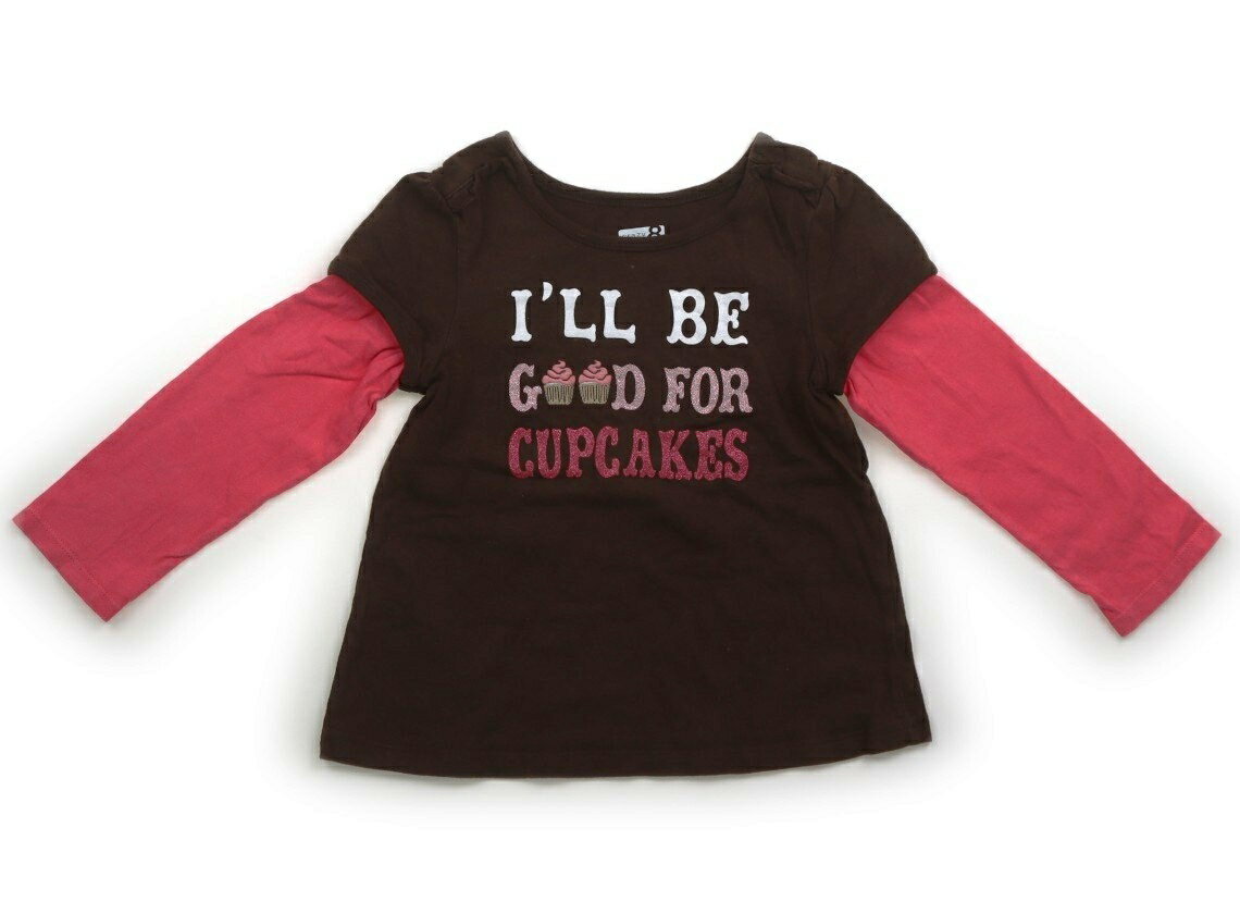 Rakuten - クレイジー8 Crazy 8 Tシャツ・カットソー 100 女の子 ブラウン・ピンク 子供服 ベビー服 キッズ アウトレット ユーズド 【中古】キッズ・ベビー・マタニティ