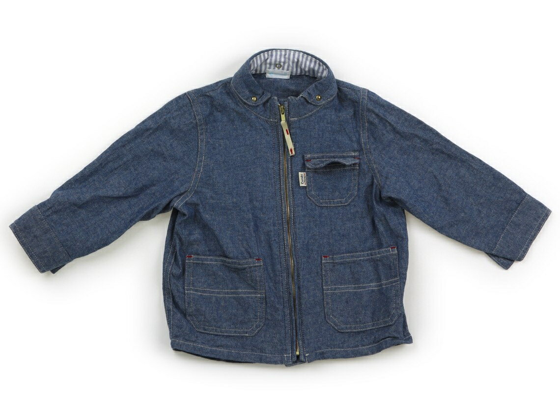 コンビミニ Combimini ブルゾン・Gジャン 90 男の子 ブルー 子供服 ベビー服 キッズ アウトレット ユーズド 【中古】キッズ・ベビー・マタニティ