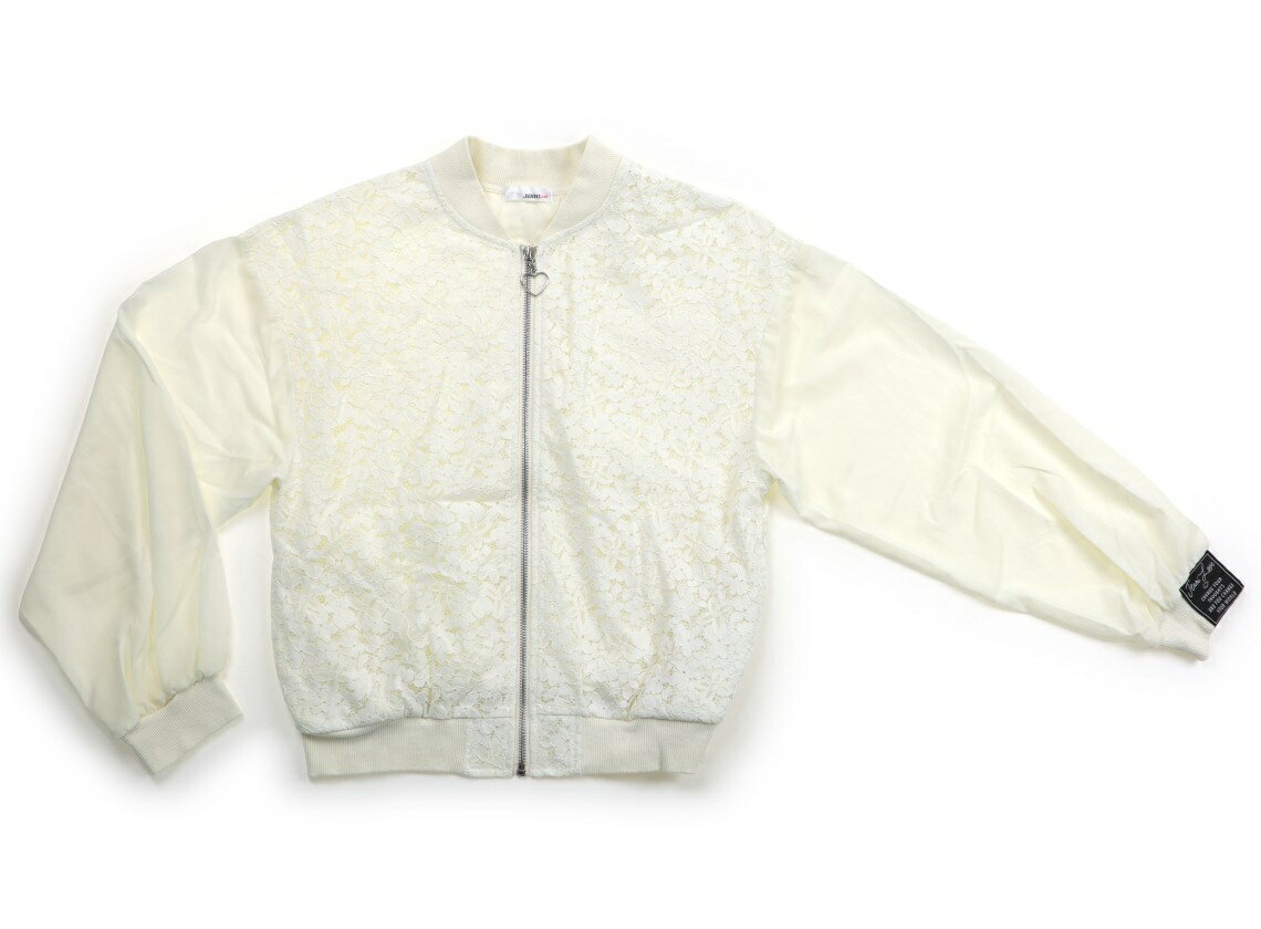 ジェニィ JENNI ブルゾン・Gジャン 160 女の子 白 子供服 ベビー服 キッズ アウトレット ユーズド 【中..