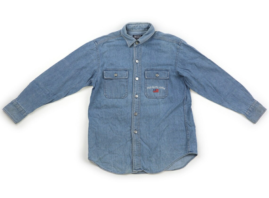ポロラルフローレン POLO RALPH LAUREN シャツ・ブラウス 150 男の子 ライトブルー 子供服 ベビー服 キッズ アウトレット ユーズド 【中古】キッズ・ベビー・マタニティ