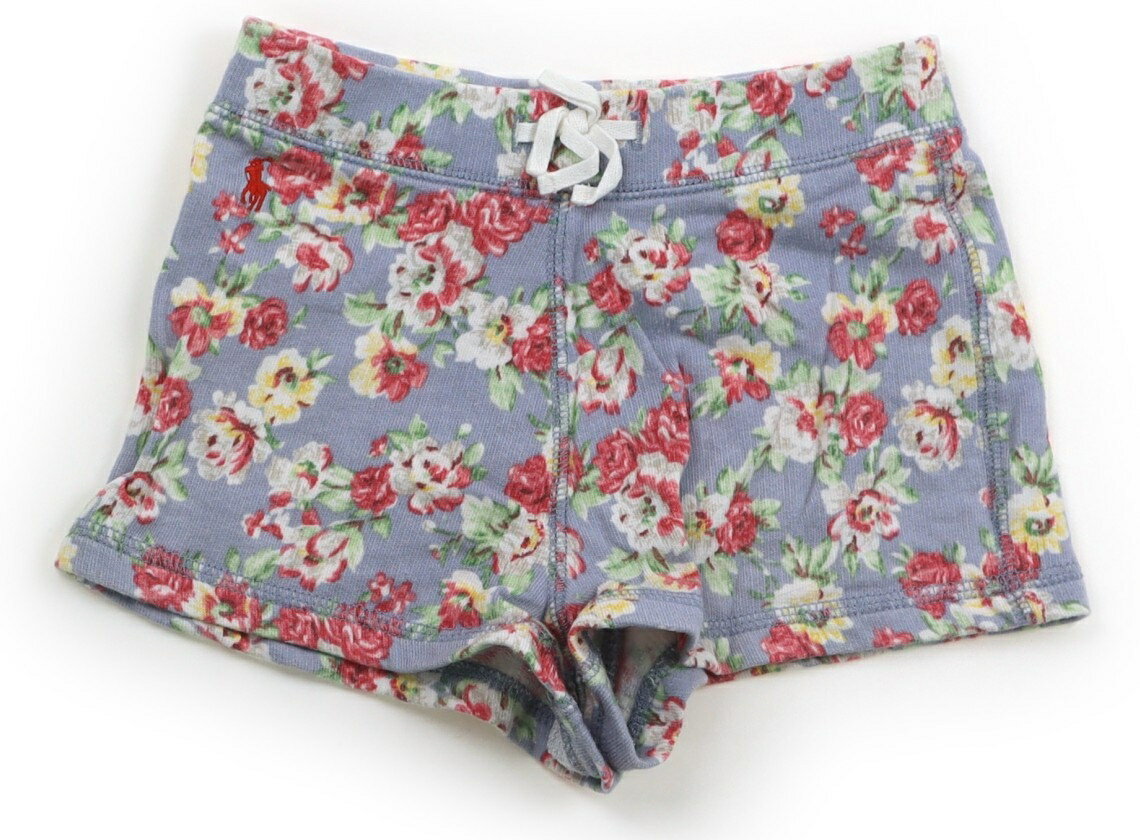 ポロラルフローレン POLO RALPH LAUREN ショートパンツ 110 女の子 スモーキーブルー・花柄 子供服 ベビー服 キッズ アウトレット ユーズド 【中古】キッズ・ベビー・マタニティ