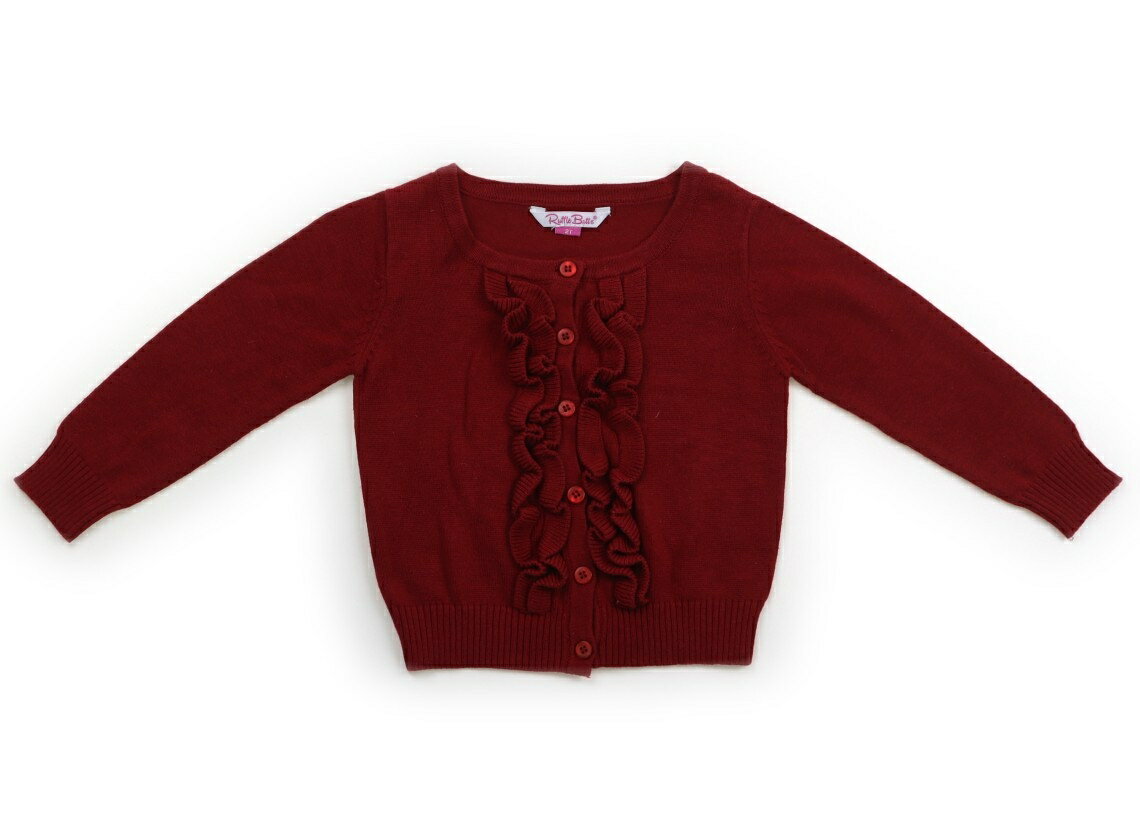 ラッフルバッツ Ruffle Butts カーディガン 90 女の子 ボルドー 子供服 ベビー服 キッズ アウトレット ユーズド 【中古】キッズ・ベビー・マタニティ