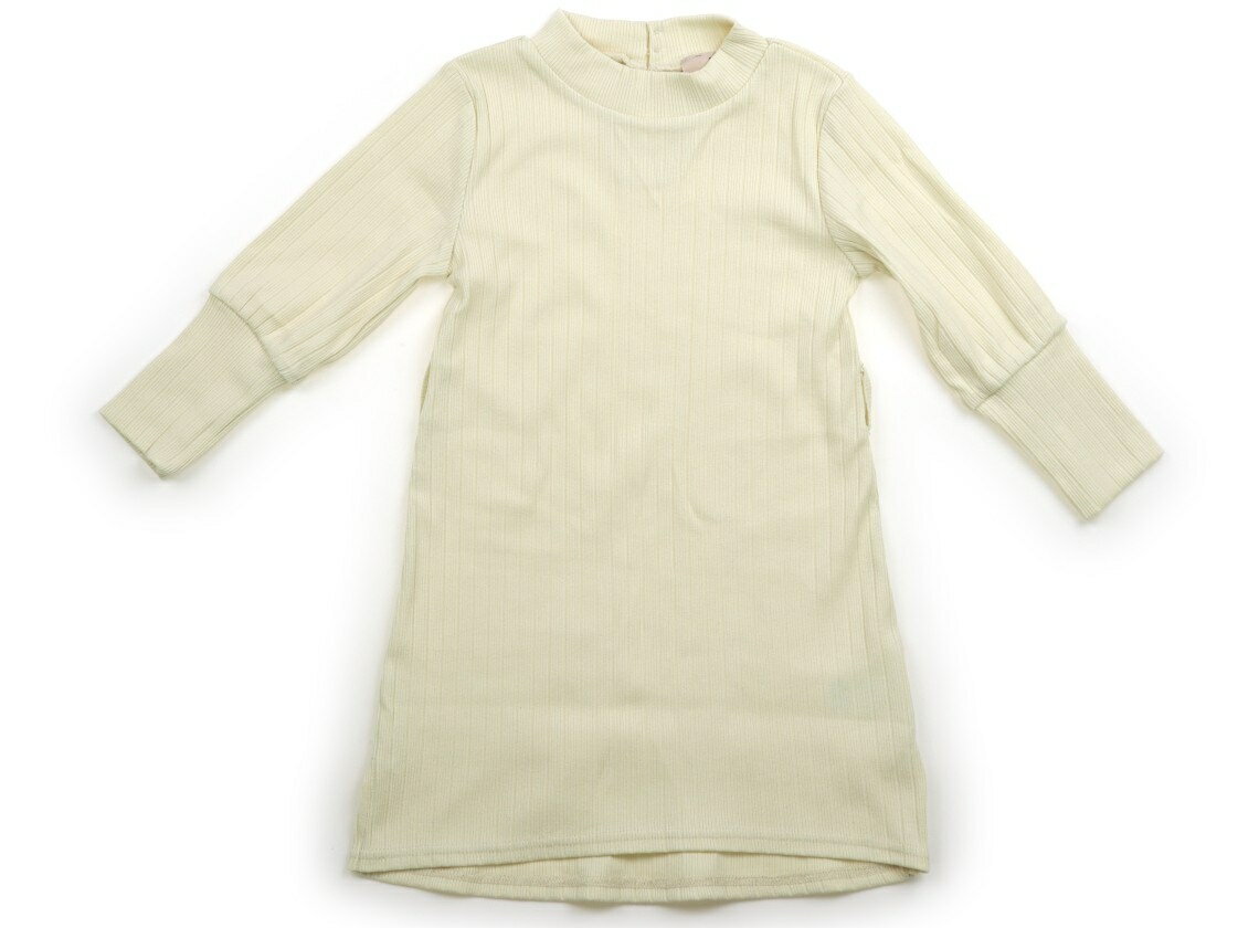 プティマイン petit main ワンピース 100 女の子 オフホワイト 子供服 ベビー服 キッズ アウトレット ..
