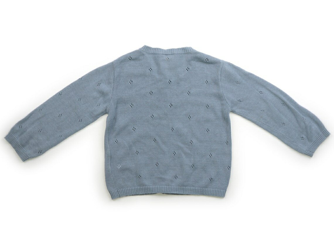 ラーゴム Lagom カーディガン 100 女の子 くすみブルー 子供服 ベビー服 キッズ アウトレット ユーズド 【中古】キッズ・ベビー・マタニティ 2