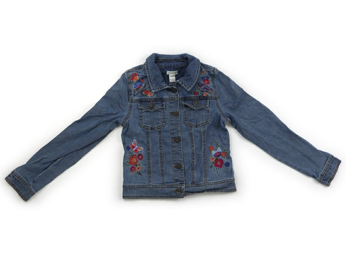 モンスーン Monsoon ブルゾン・Gジャン 130 女の子 ブルー、刺繍 子供服 ベビー服 キッズ アウトレット ユーズド 【中古】キッズ・ベビー・マタニテ...
